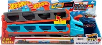 Hot Wheels City Let's Race Speedway Hauler Mattel - GVG37