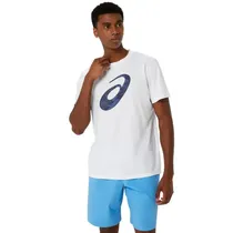Asics Remera Seasonal Logo Graphic SS 2031E466.100 Masculino (T)L Brilliant White