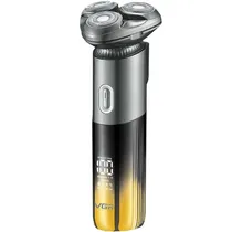 Barbeador Eletrico VGR Voyager V-392 Professional Men's Shaver / 1200MAH / IPX7 - Gold/Grey