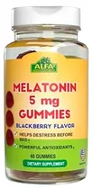Alfa Vitamins Melatonin 5MG (60 Gummies)