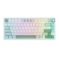 Teclado Royal Mecanico R75 RGB s/f SKY Cyan SW Blu Switch Blue