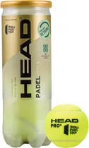 Bola de Padel Head Pro s Rethink (3 Unidades)