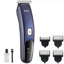 Aparador de Cabelo HTC At- 506 / 5W / 600MAH / Recarregavel - Azul