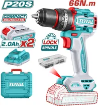 Parafusadeira Furadeira - Total TDLI20668 20V (X2 Baterias)