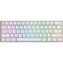 Teclado Gamer Mecânico Redragon Draconic Pro K530W 60% RGB Sem Fio Switch Red - Branco (Inglês)