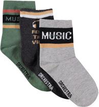 Meias Orchestra AGAKG1-GRM - Masculina (3 Pares)