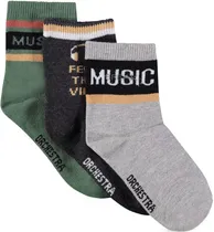 Meias Orchestra AGAKG1-GRM - Masculina (3 Pares)