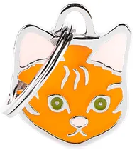 Medalha de Identificação Myfamily Red European Shorthair MF37N - Orange