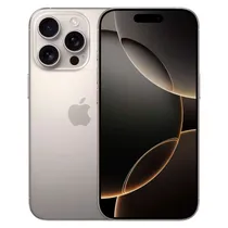 Apple iPhone 16 Pro 256GB A3083 LL/A Esim Tela 6.3" - Titanio Natural (Caixa Danificada)