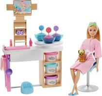 Boneca Barbie Face Mask Spa Day Mattel - GJR84