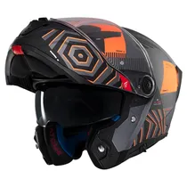 Capacete MT Helmets Atom 2 SV Strange C4 - Articulado - Tamanho M - com Óculos Interno - Matt