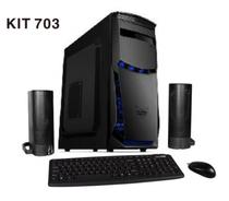 Gabinete Kit Sate K703 Portugues Preto ATX