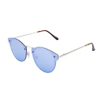 Óculos de Sol Feminino Daniel Klein Trendy DK4177 C3 - Azul e Dourado