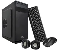 Gabinete ATX Mtek DK01 Kit Barebone Teclado, Mouse, Speaker e Fonte Português