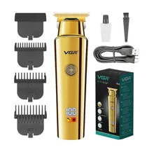 Maquina VGR V-947 LCD Barba / Cabelo - Dourado