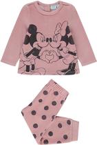 Conjunto Pijama Orchestra Mickey Y Minnie HB012V-Roc- Femenina (2 Pecas)