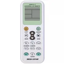 Controle Universal para Ar Condicionado Megastar RC01 - Branco