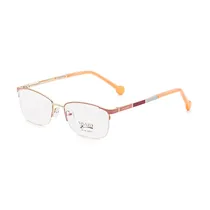 Armação para Óculos de Grau Visard BF7060 C2 Tam. 54-17-140MM - Amarelo/Vermelho