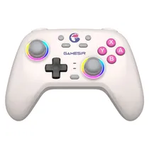 Controle Gamer Gamesir Nova T4N - Bluetooth - USB-C - para PC/ Switch/ Ios/ Android/ Steam - Estojo - Bege