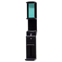 Suporte de Celular para Mesa Desktop Bracket K593 com Fixação Tipo Clip 360° - Preto/Verde