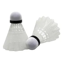 Peteca para Badminton Nylon e Cortiça c/ 3 Unidades Blanco