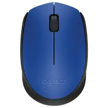Mouse Logitech M170 - Sem Fio - 1000 Dpi - 3 Botões - Azul  Mouse Logit...