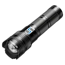 Lanterna Smiling Shark ST-5310 Preto c/Bateria Cabo USB-C  Lanterna Sm...