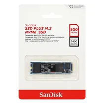 SSD Sandisk Plus SDSSDA3N-500G-G26 - 500GB - 2400MB/s - M.2 Nvme  SSD Sandisk...