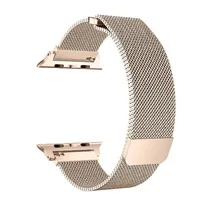 Pulseira Estilo Milanês 4LIFE para Apple Watch 42/44MM - Rosa Ouro