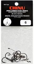 Anzol Top Fishing Chinu Duplo Encastoado Rigido 06 com 5 Pçs