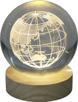Lâmpada Esfera de Cristal RQLP00M-13 Planeta Terra