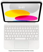 Apple Magic Keyboard Folio para iPad A16/10A Ger Inglês MQDP3LL/A (iPad Não Incluído)