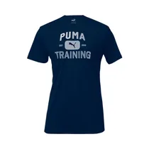 Remera Puma 526568A04 Graphics Train Logo Relaxed Masculino