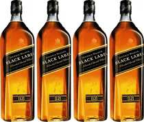 Whisky Johnnie Walker Black Label 12 Years Exclusivo Pack 4 X 1L