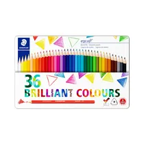 Lápices de Color Staedtler Ergo Soft Brilliant Colors 157 M36 36 Unidades
