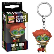 Funko Pop Keychain Cowboy Bebop Edward On Scooter 59469