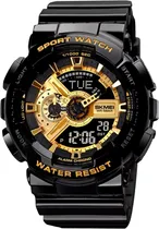 Relógio Skmei 1834 Black/Gold - Masculino