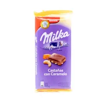 Milka Chocolate 155GR Castanas c/Caramelo  Milka Choco...
