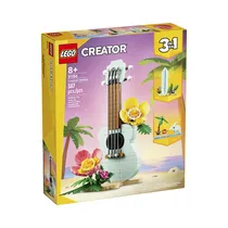 Juguete de Construcción Lego Creator Tropical Ukulele 3 En 1 31156 387 Piezas