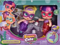 Bonecas Super Cute Little Babies Mermaid Cuties Tigerhead - SC046