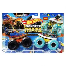 Car Hot Wheels Monster Trucks 2 Pack 1/64 HWN51