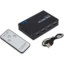 Hub Switch Satélite A-HD03 HDMI 5 Portas - Preto