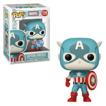 Funko Pop Disney 100TH Marvel Captain America Retro *Ex* 1319