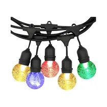 Guirnalda de Luces LED Prolongable Ecoville EV50-QP-1 RGB IP65 5M 10 Globo LED