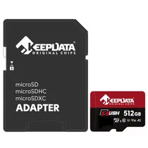 Cartao de Memoria Micro SD Keepdata Rush C10 U3 V30 A2 256GB - KDMSDC10U3V30A2/256G