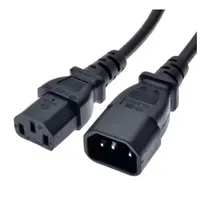 Cabo de Forca p/ UPS 1.20M 10AMP Preto  Cabo de For...