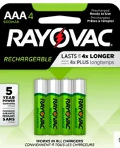 Pilha AAA X4 Recargable