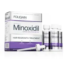 Soluçao Capilar Foligain Minoxidil 2% Women"s Tratamento para Crescimento Capilar para Mulheres / 3X60ML  Soluçao Cap...