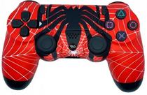 Controle Sem Fio PG Play Game Spiderweb para PS4 - Vermelho