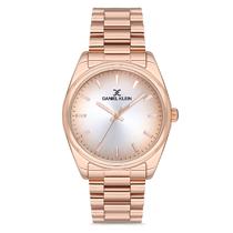 Relogio Analogico Feminino Daniel Klein DK.1.12754-3 Premium Ladies / Pulseira de Aco Inoxidavel - Rose Gold